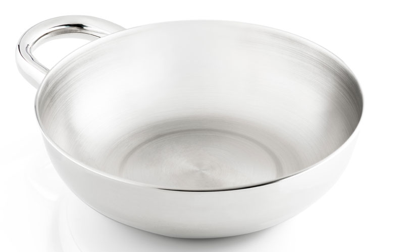 Glacier stainless Bowl w/handle