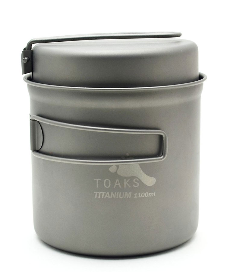 Titanium 1100ml Pot with Pan