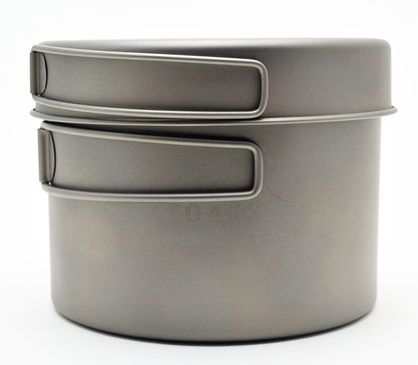 Titanium 1300ml Pot with Pan