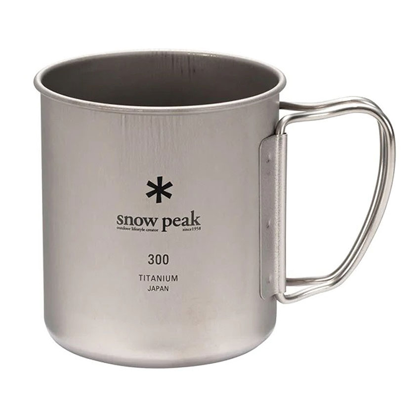 Snowpeak Single Cup 300 Titan, Becher, Tassen und Teller, Sackundpack.de  Reiseausrüstungen