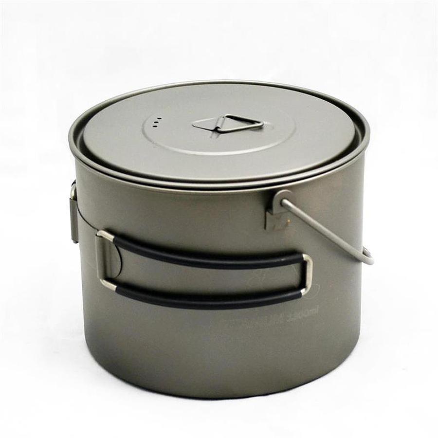 Titanium 1600ml Pot with Bail Handle /Bügelhenkel