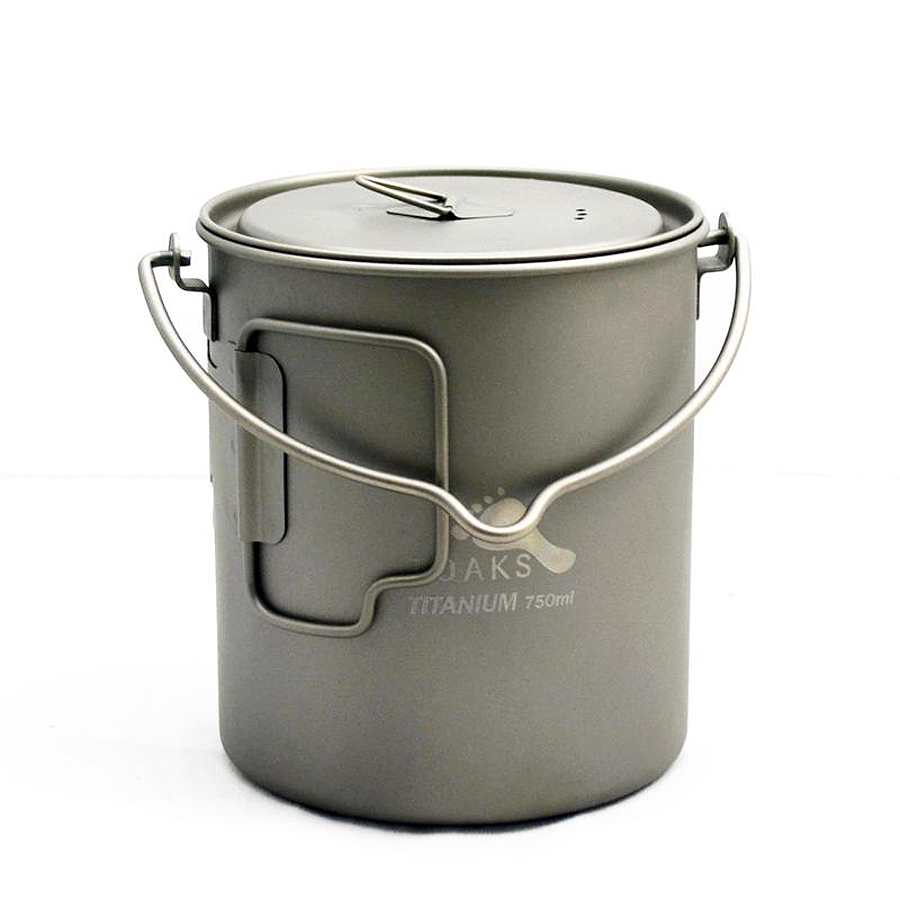 Titanium 750 ml Pot with Bail Handle / Bügelhenkel