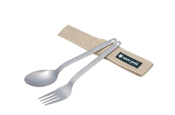 Snowpeak Fork & Spoon Set titan