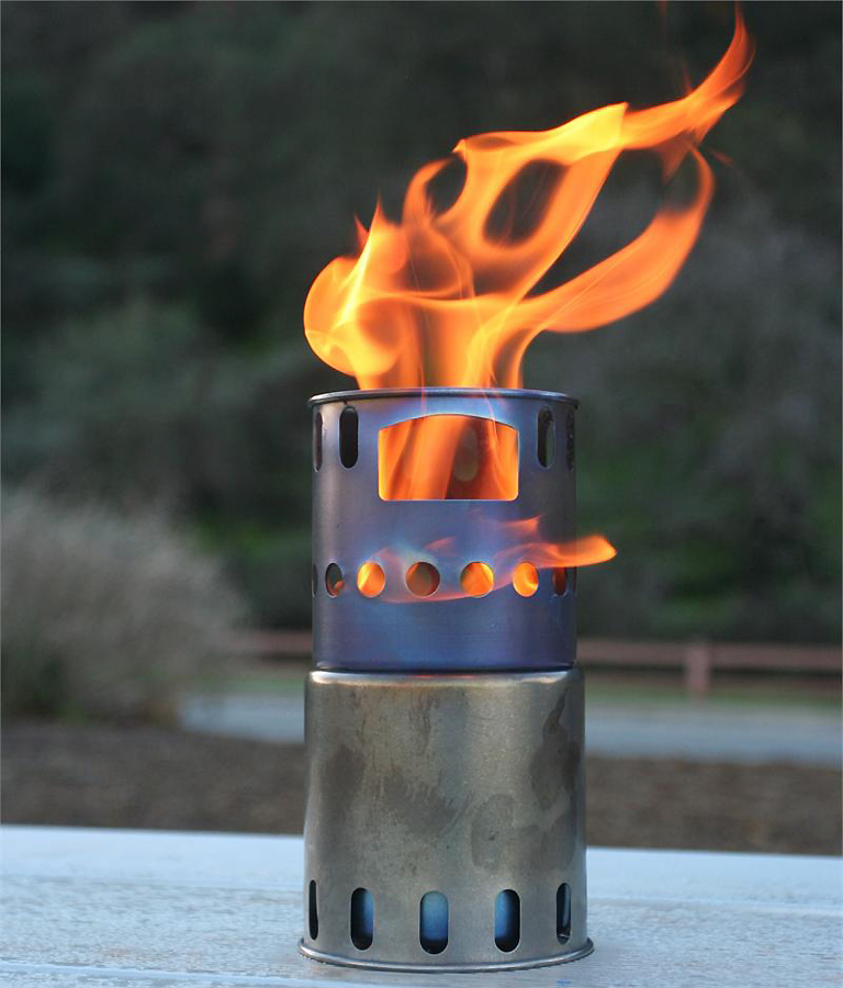 Titanium Backpacking Wood Burning Stove